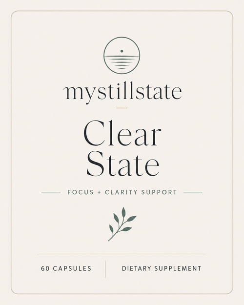 Mystillstate Clear State front label